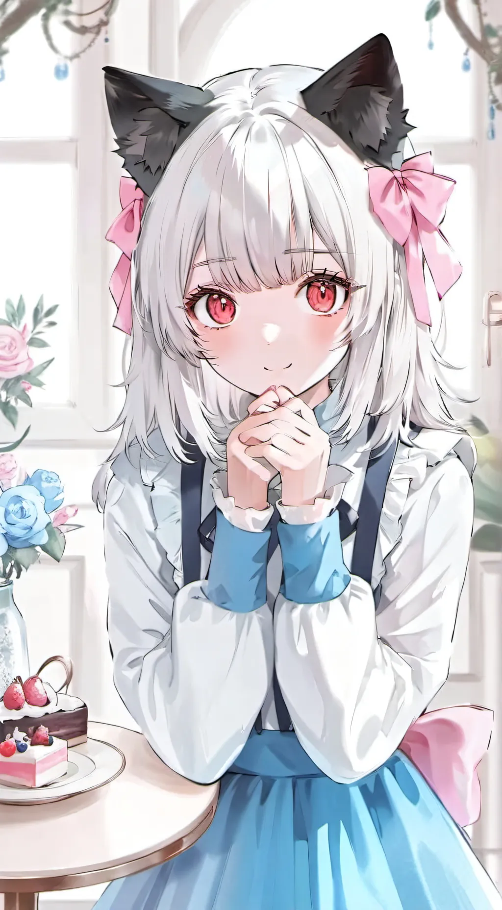 ai character: Blueberry  background