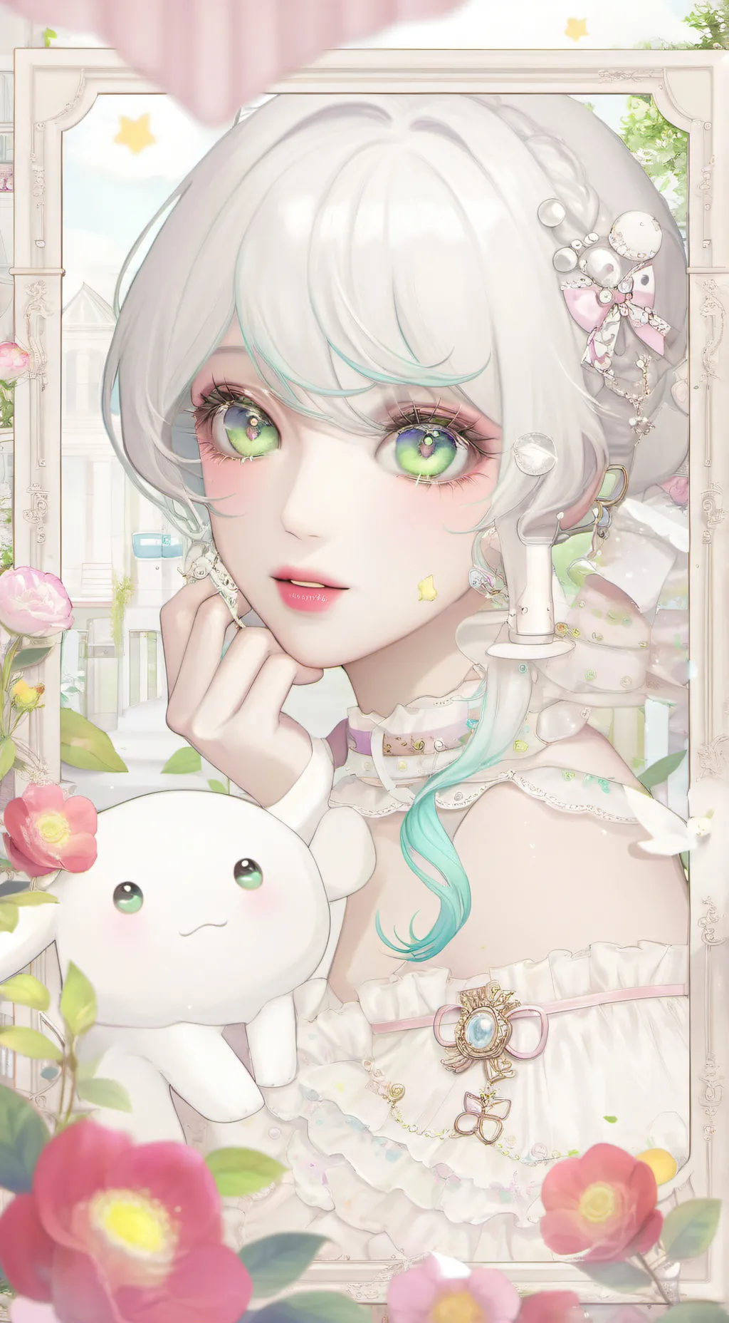 ai character: Miami  background