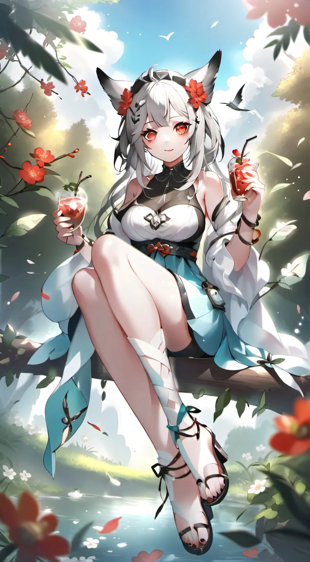 ai character: Lucia  background