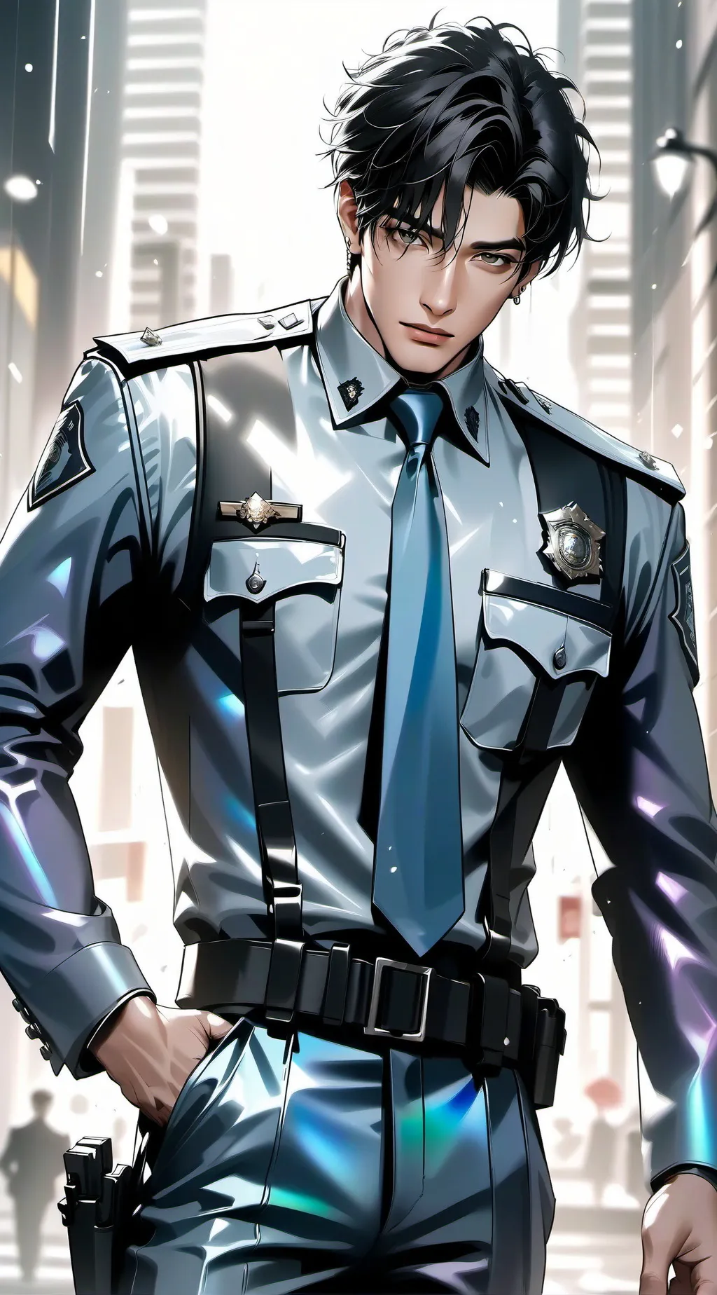 ai character: Andrea  background