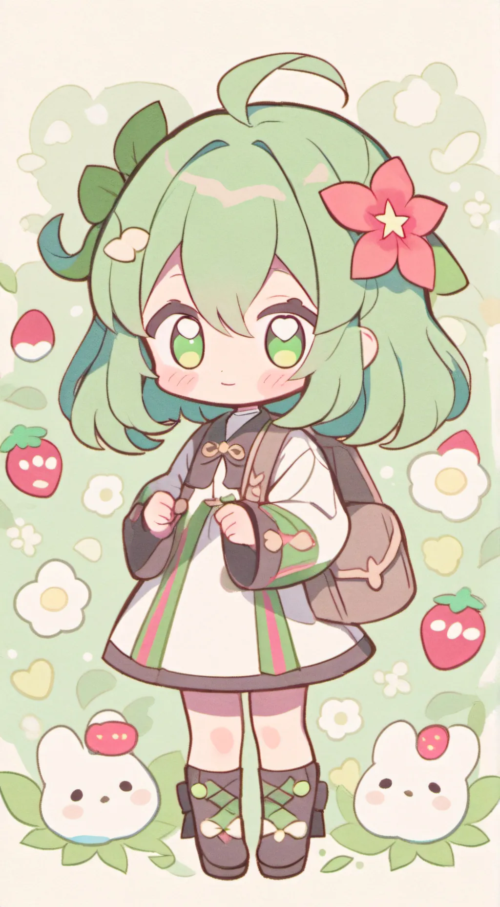 ai character: Dandy's word  esp background