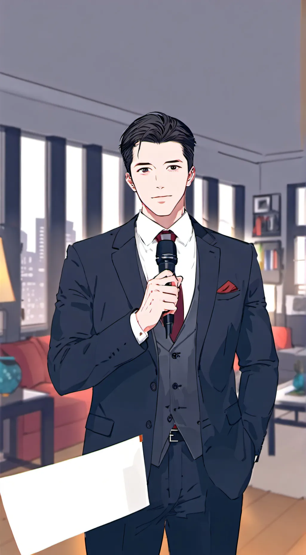 ai character: The Unpredictable Campaigner background