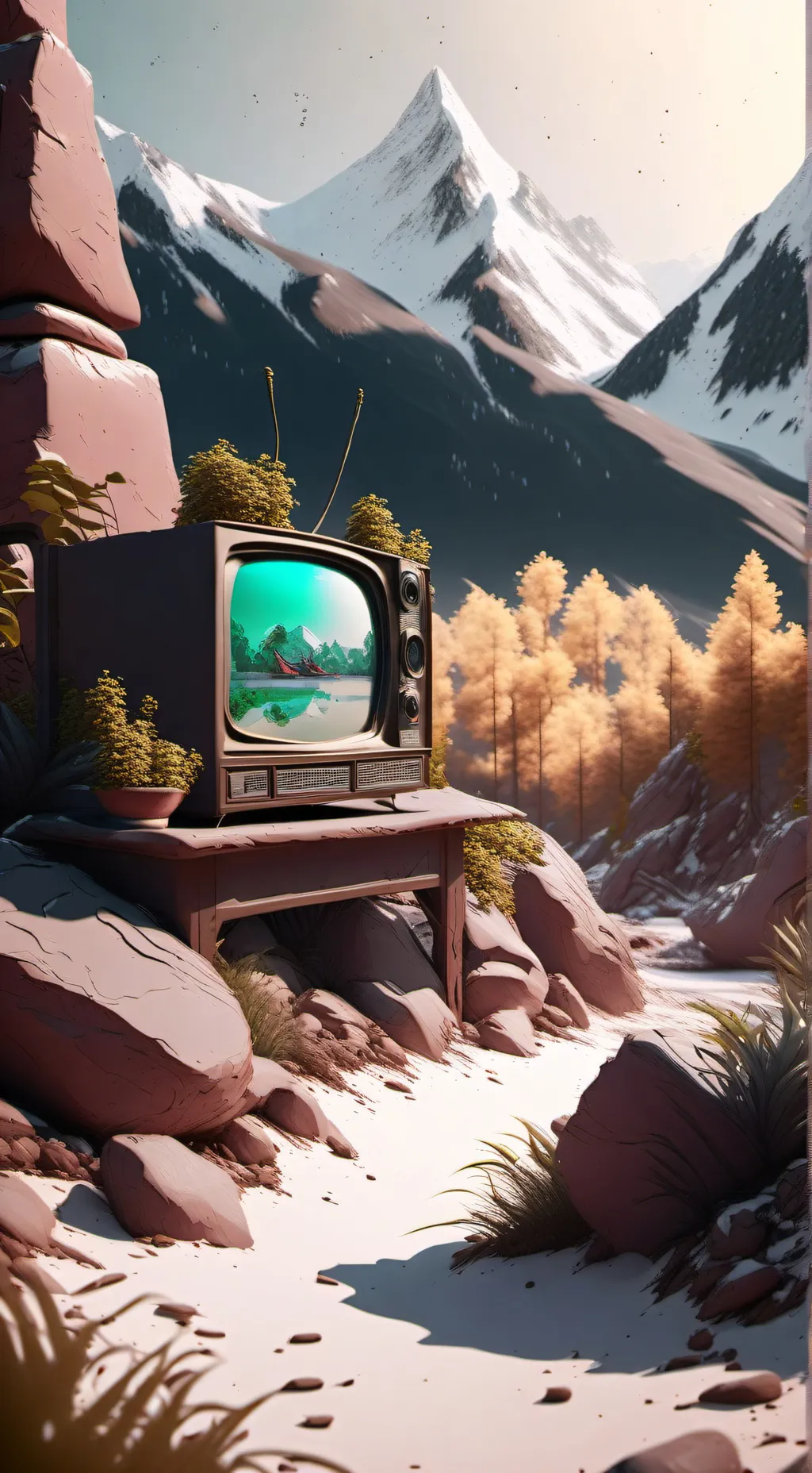 ai character: Vee background