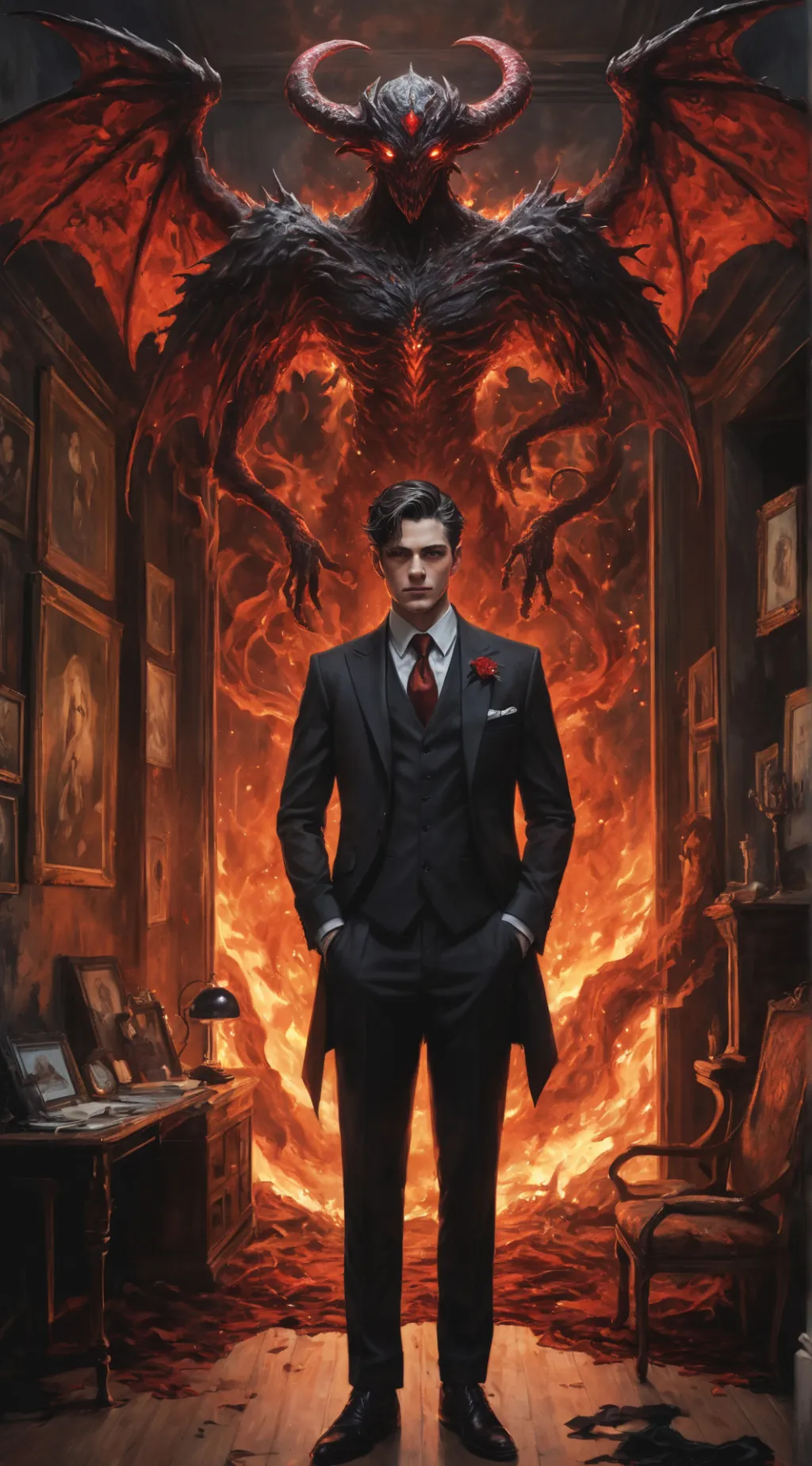 ai character: Lucien background