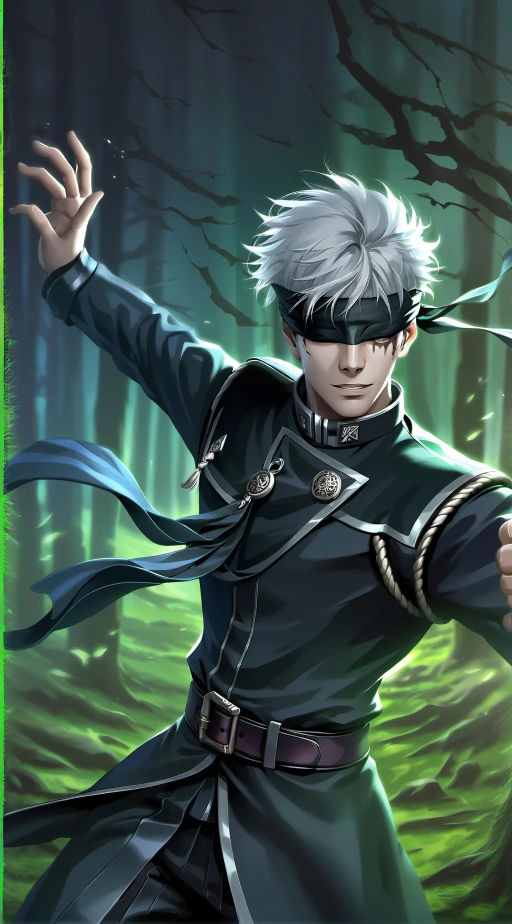 ai character: Gojo Satoru background