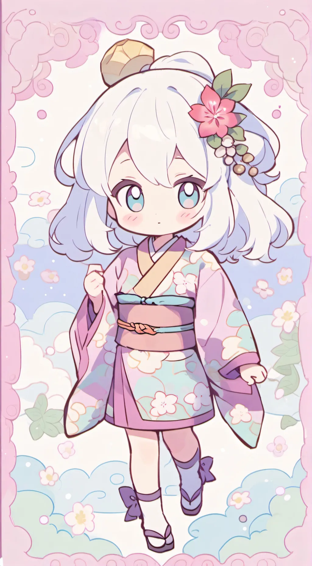 ai character: bebe pobre background