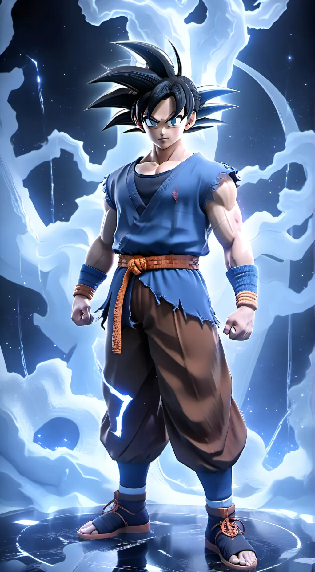 ai character: son Goku background