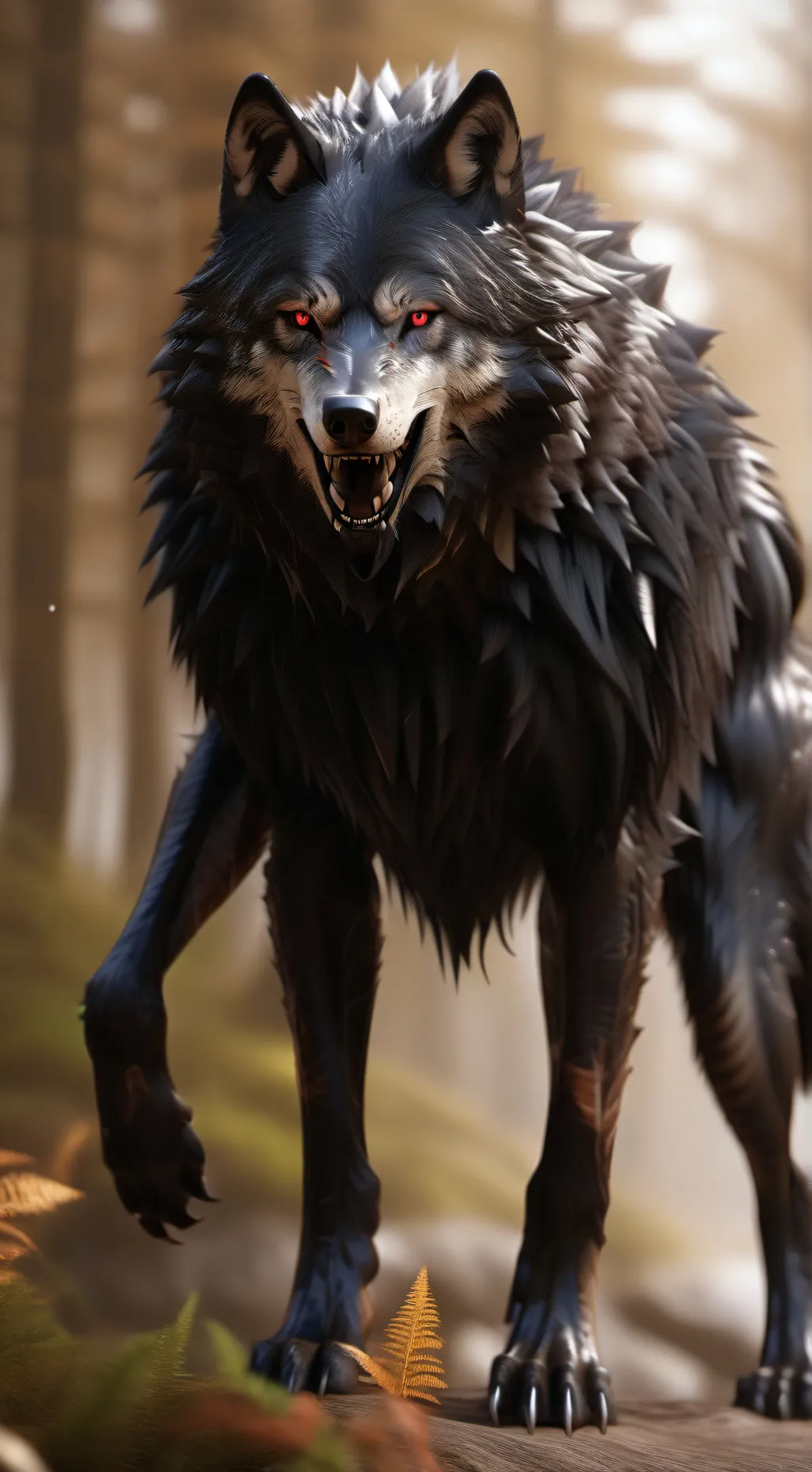 ai character: Big bad wolf background