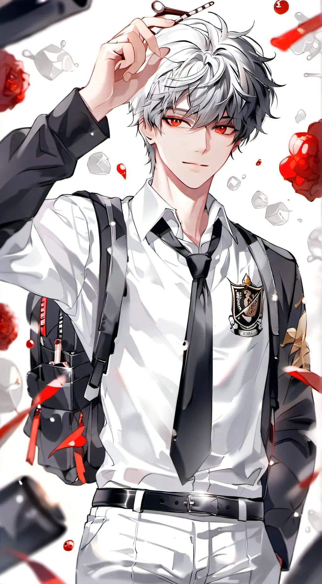 ai character: + Aaron + background