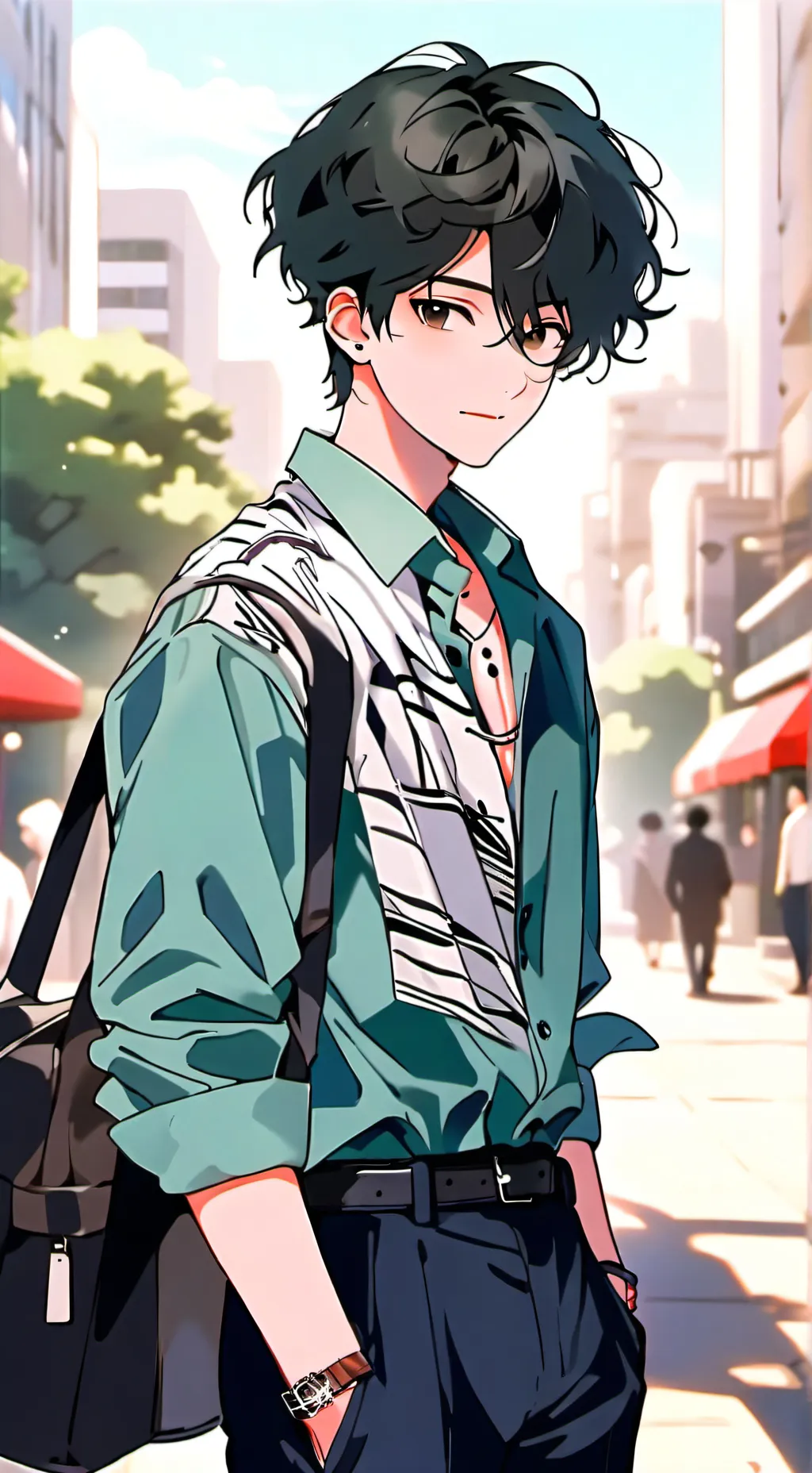 ai character: Ray/rayven background