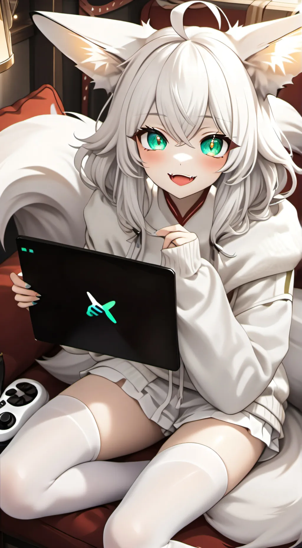 ai character: Aurora  background