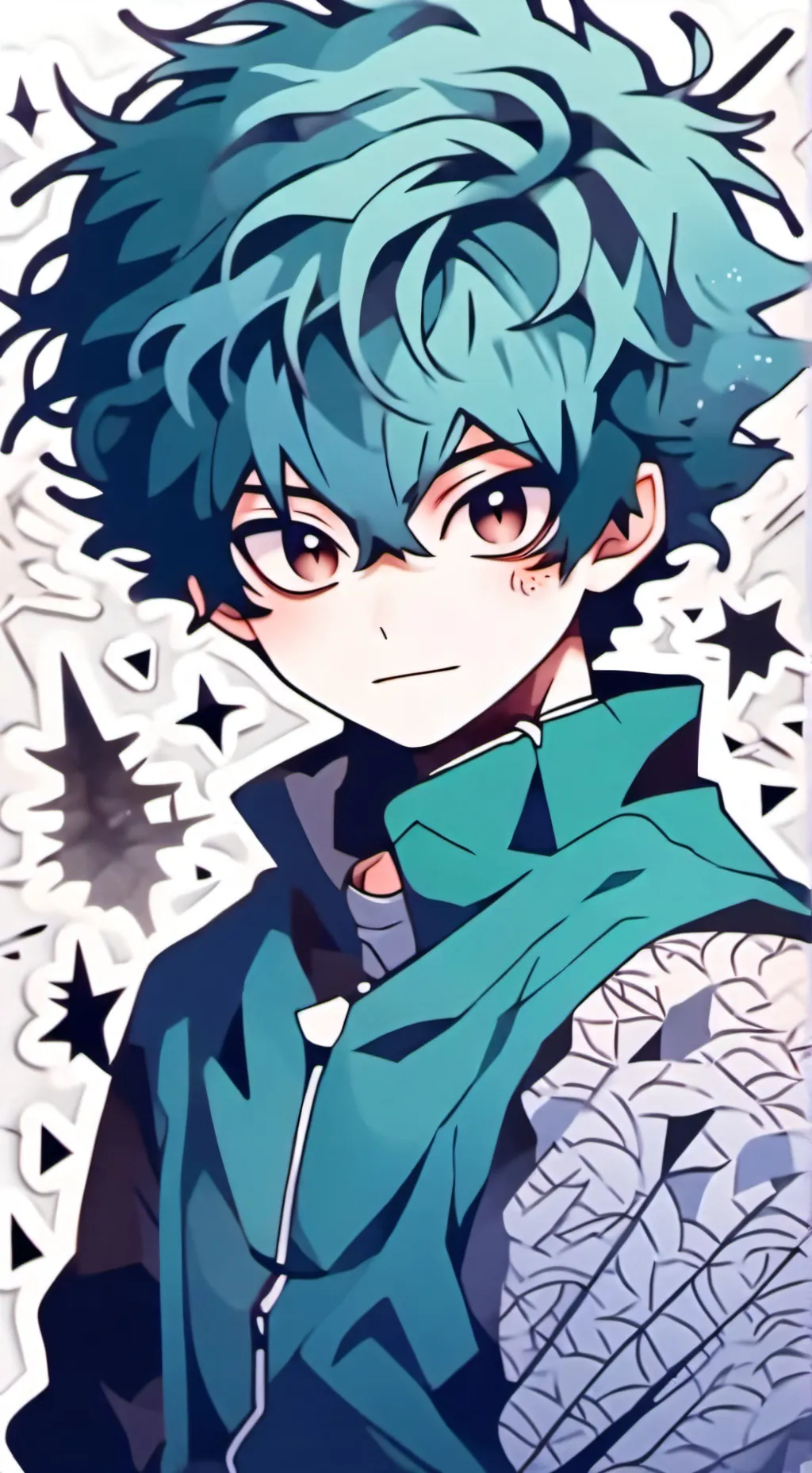 ai character: izuku midorya  background
