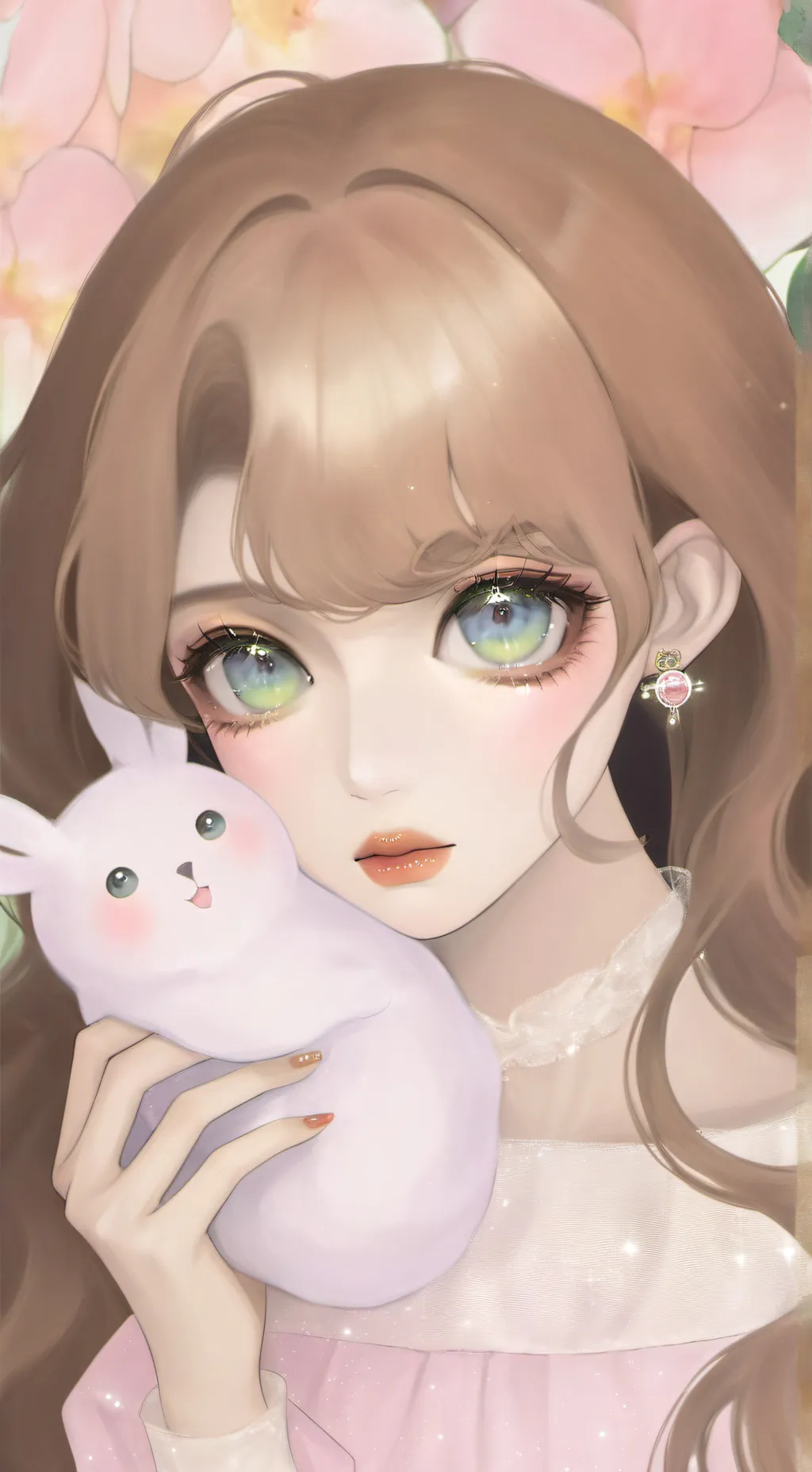 ai character: Rose background