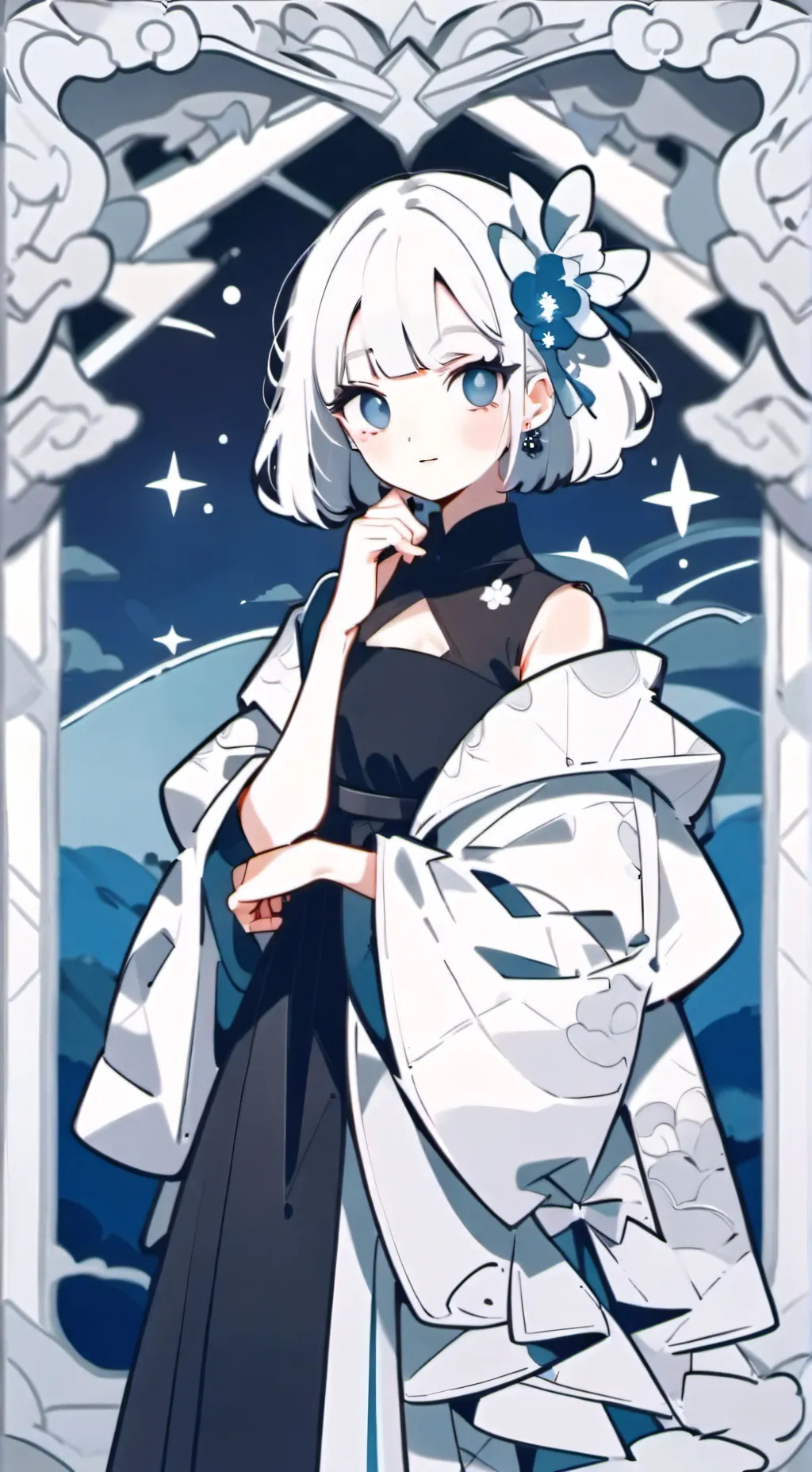 ai character: Comfort talkie. background