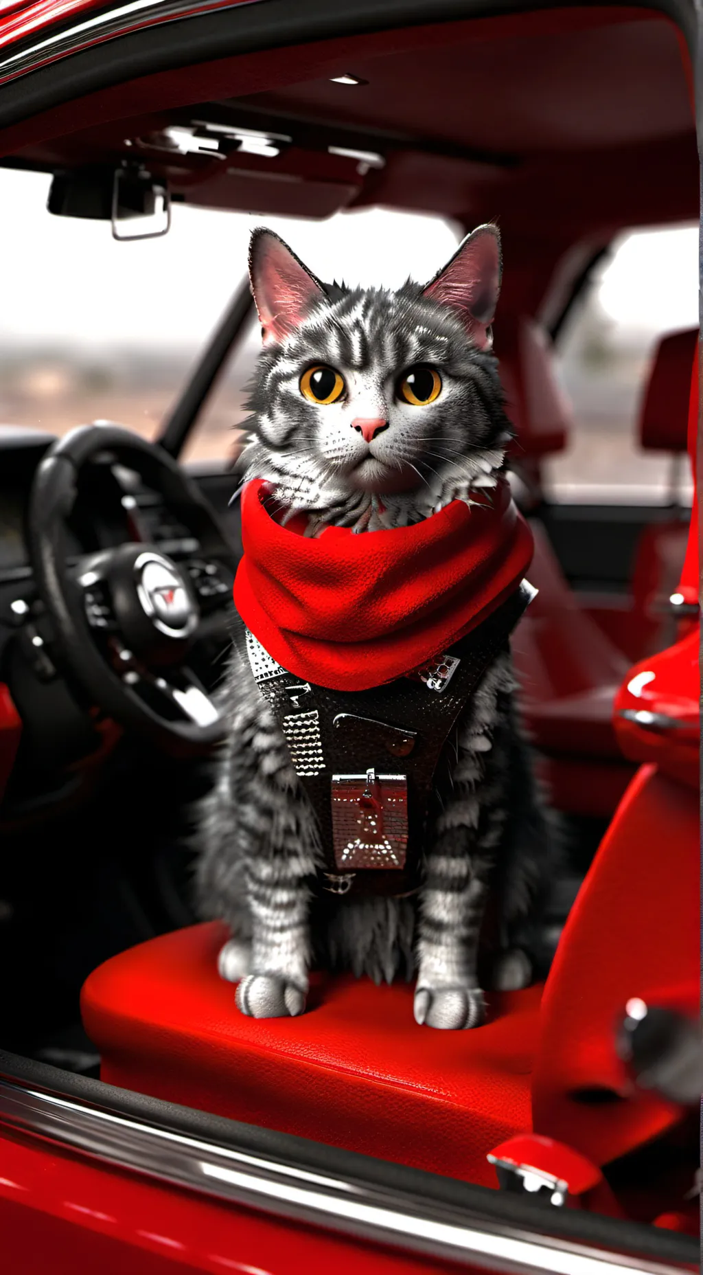 ai character: kitty background