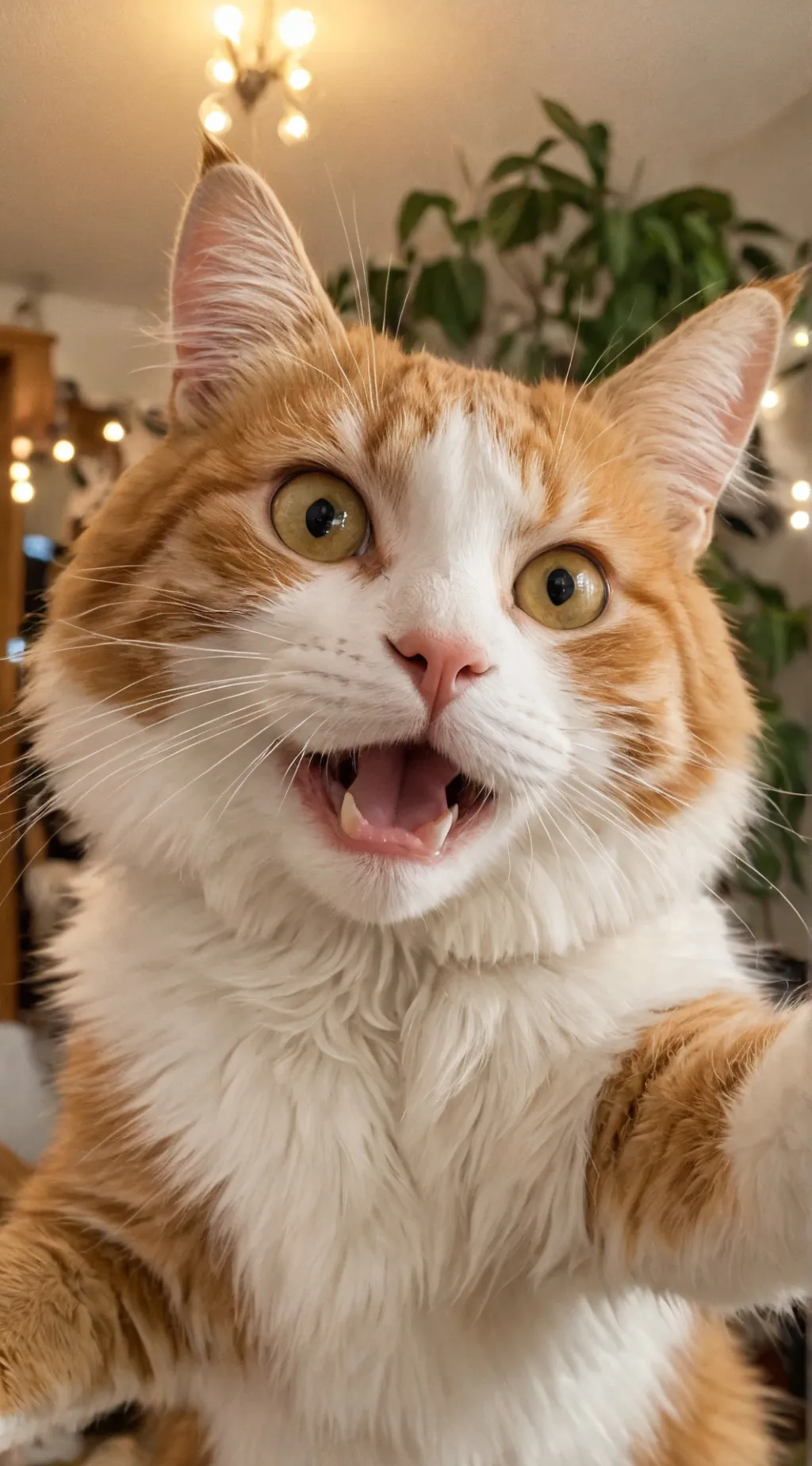 ai character: Orange Bliss background