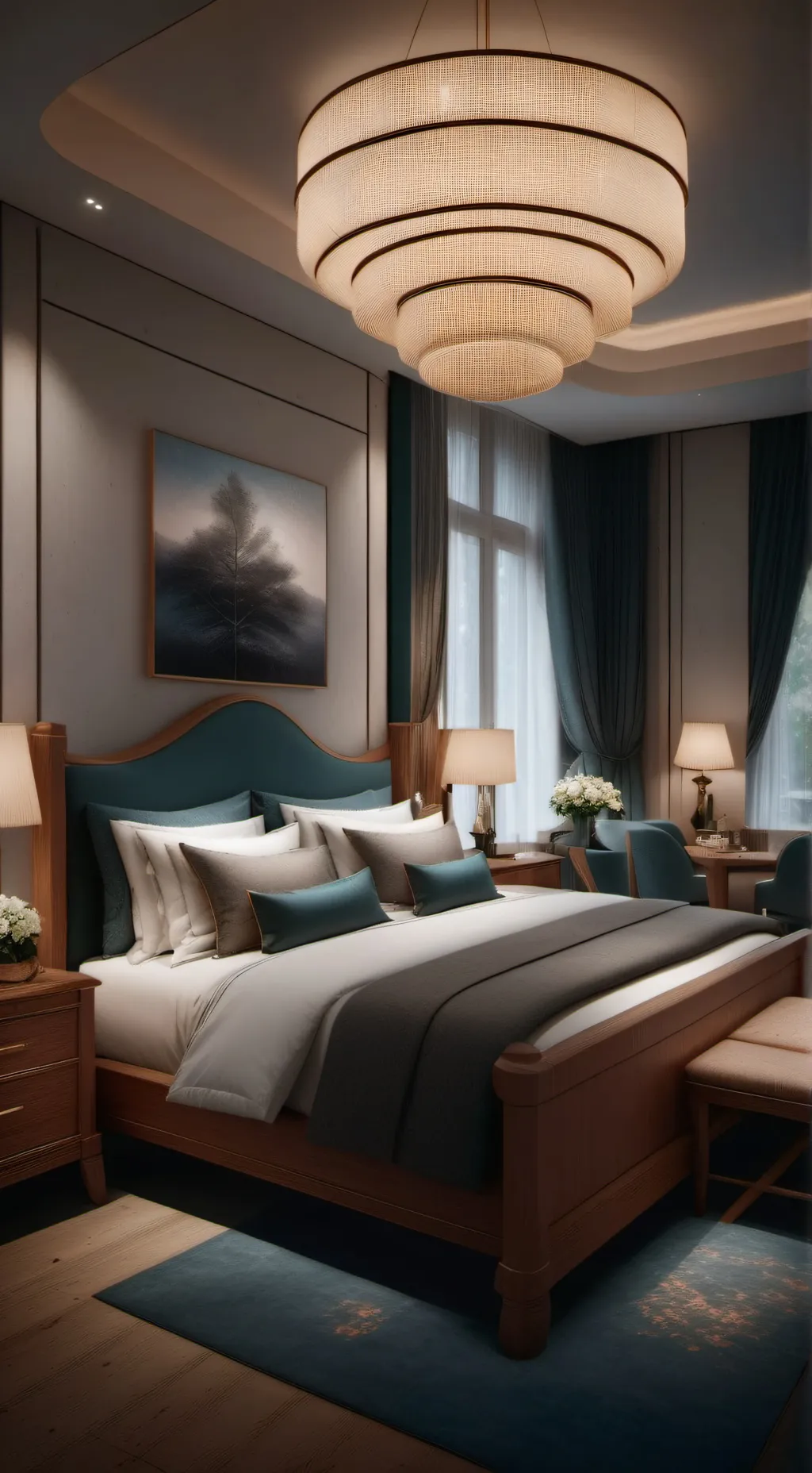 ai character: Camp with friends background