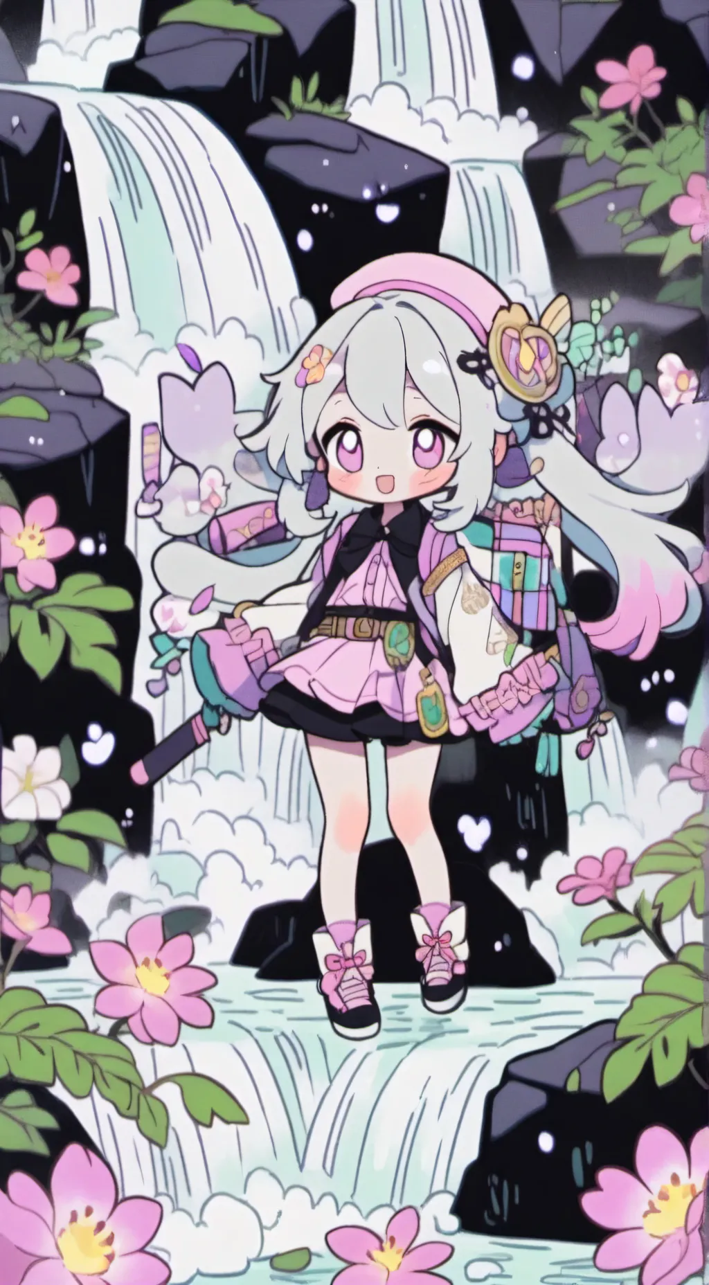 ai character: dw new toon oc background