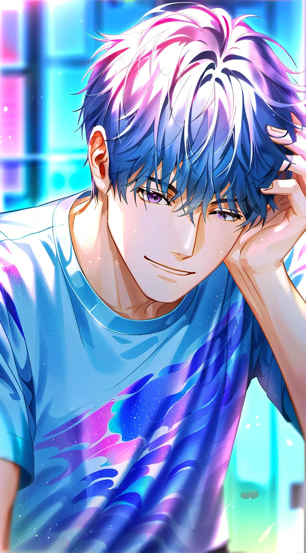 ai character: Tint-Trouble background