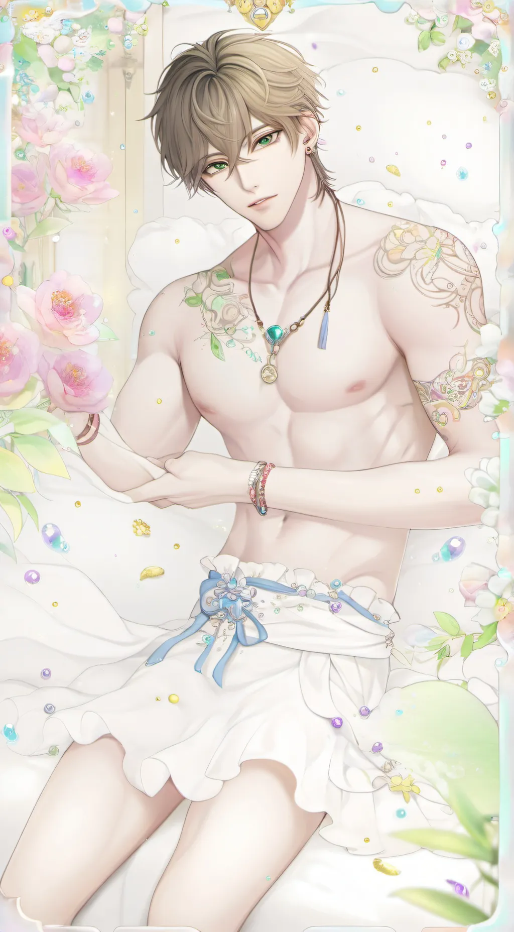 ai character: Apolo Dios del sol background