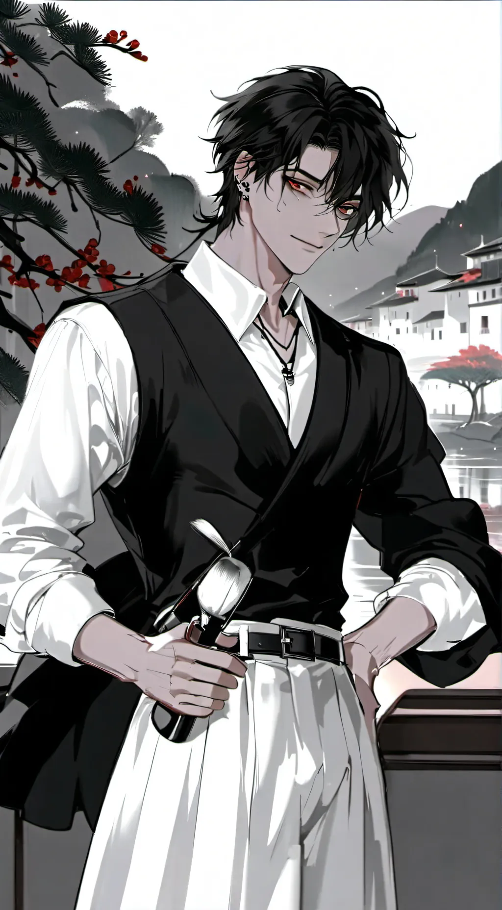 ai character: 🥶🥀Julian🥀🥶 background