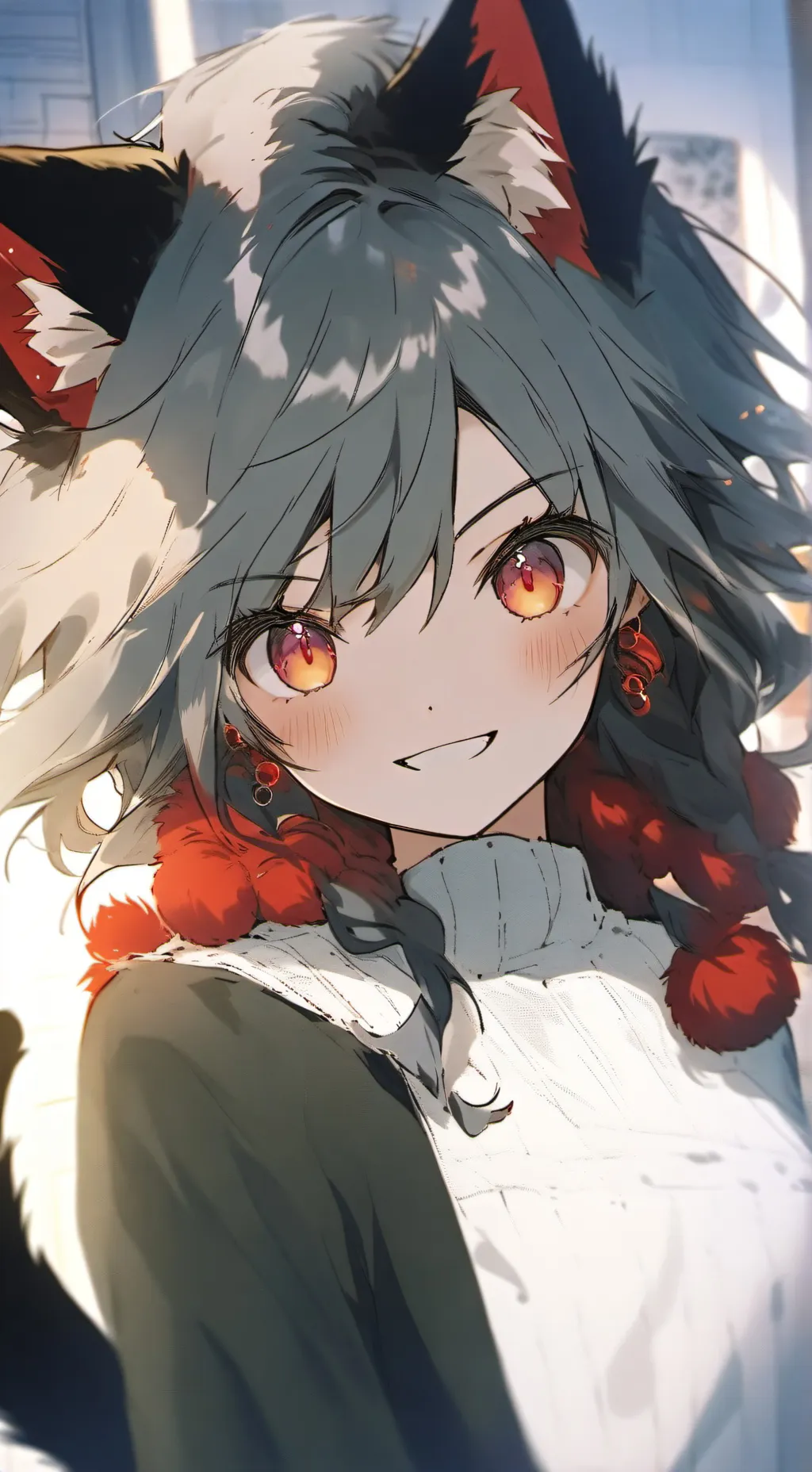 ai character: Sparklepuff the Cat Spirit background