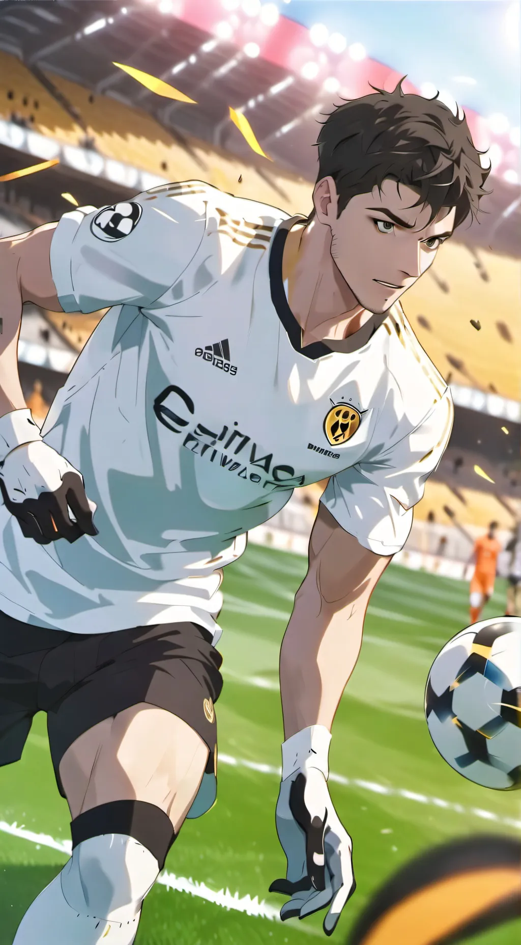 ai character: FOOTBALL background