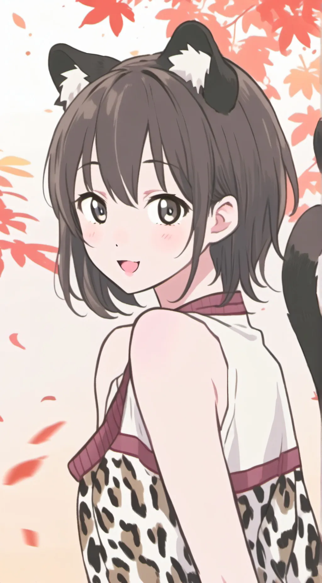 ai character: Spotted Leopard Spirit background