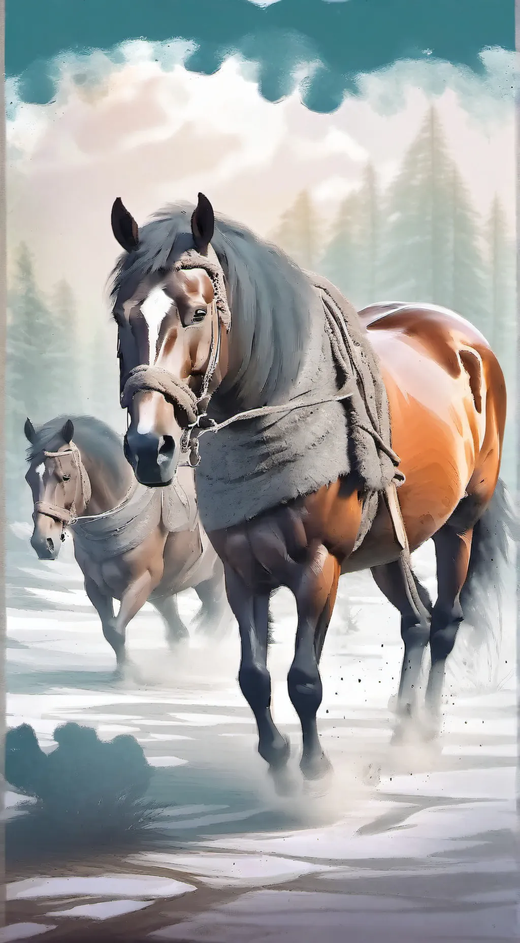 ai character: spirit  background