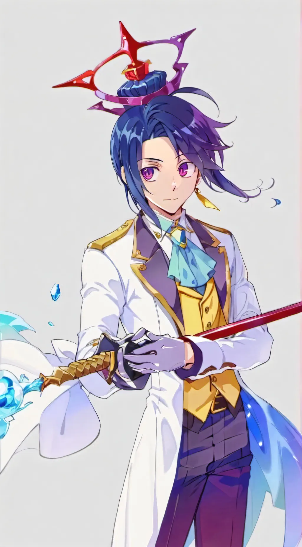 ai character: kaitou spade  background