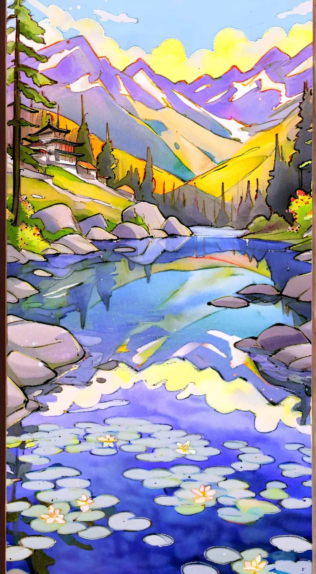 ai character:  Blackpink background