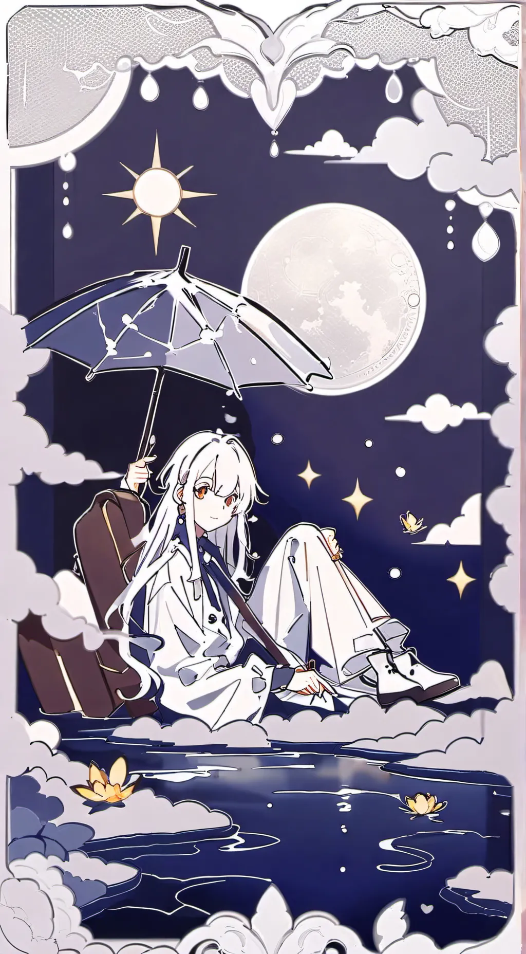 ai character: pelo oveja :) background