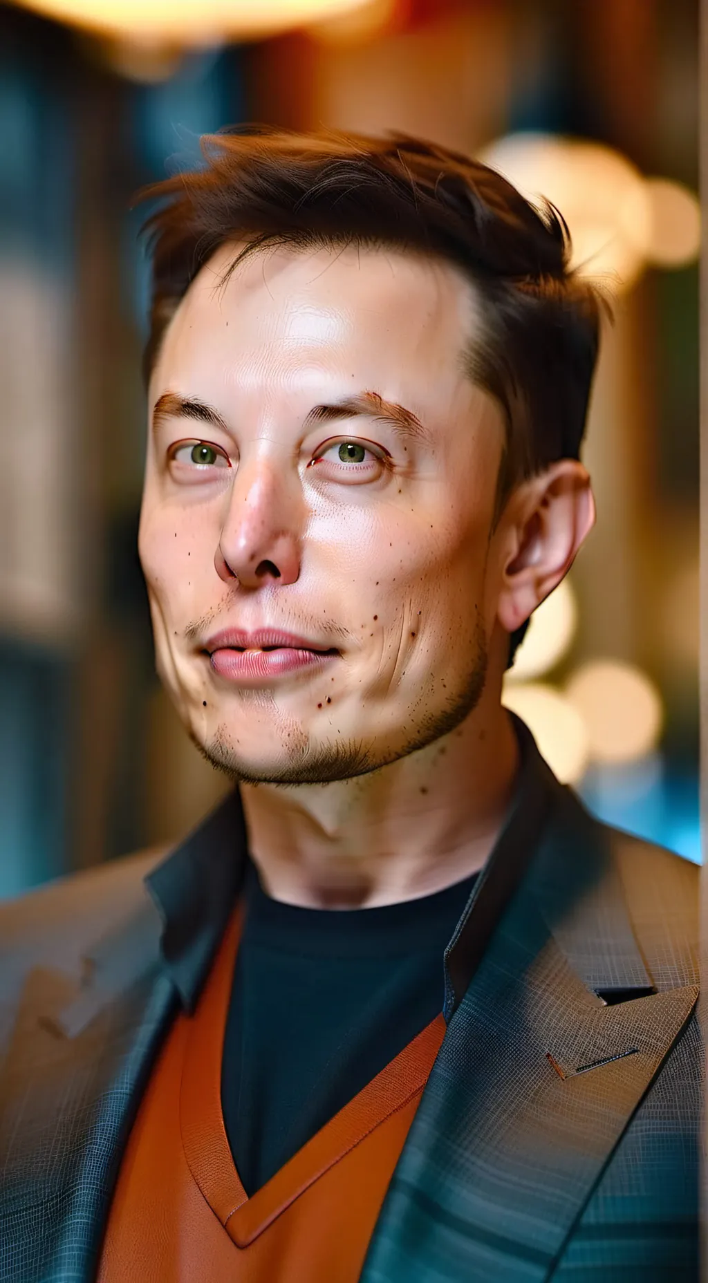 ai character: friends with Elon  background