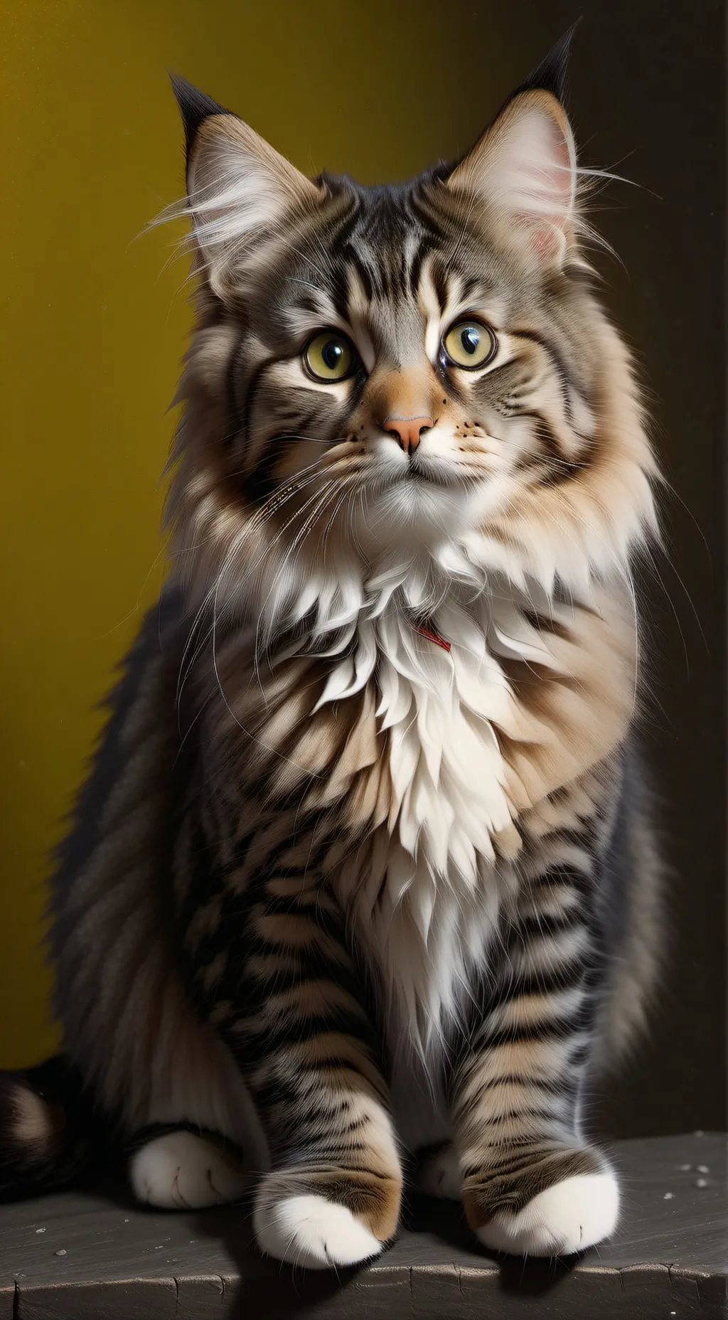 ai character: Fluffington background