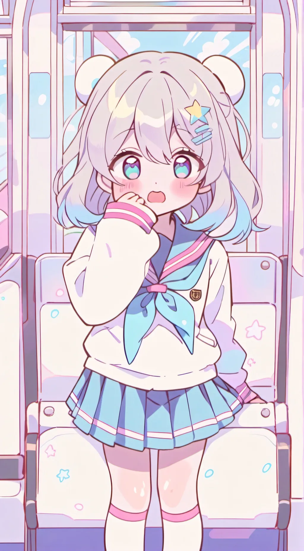 ai character: Luna background