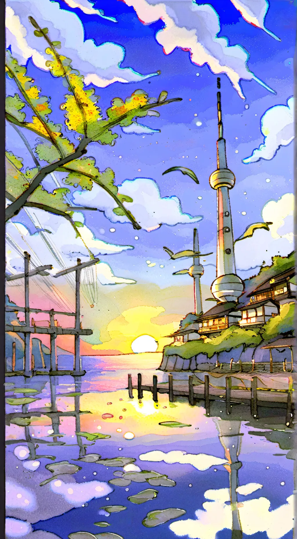 ai character: JKK BEACH DAY background