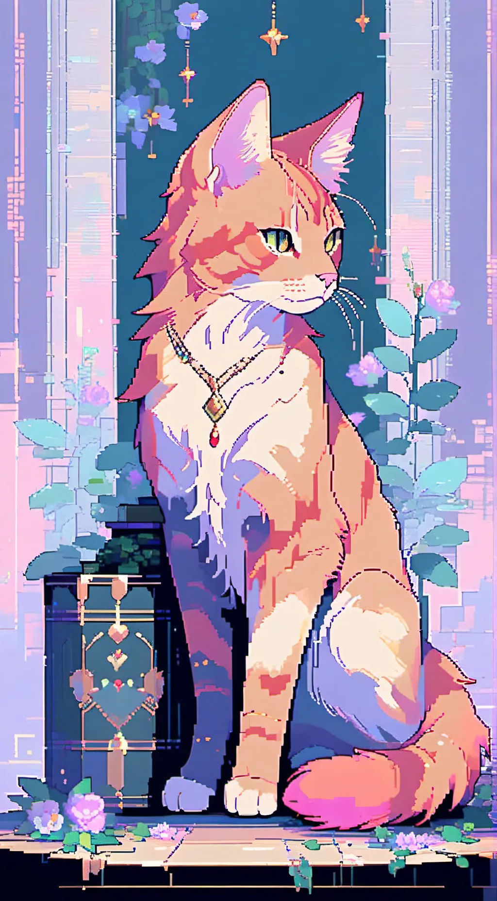 ai character: red background