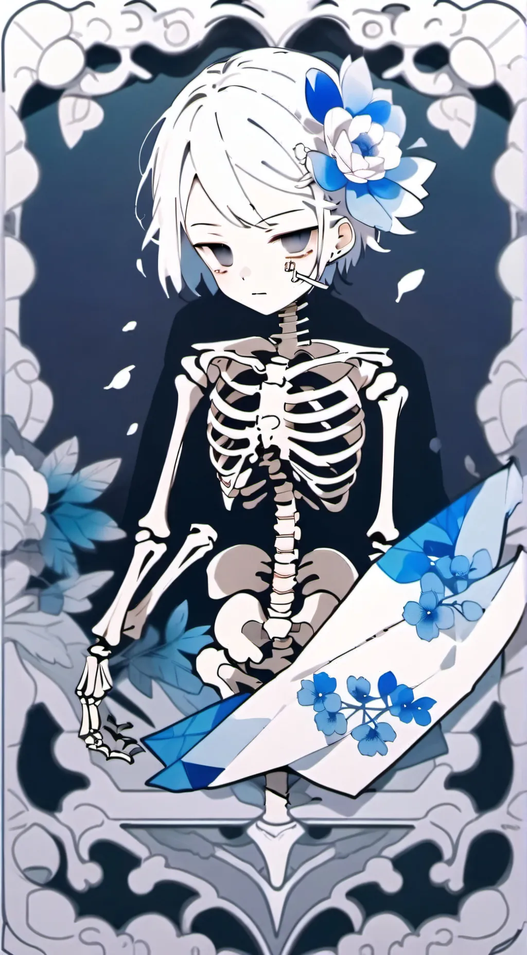 ai character: monster gay school background