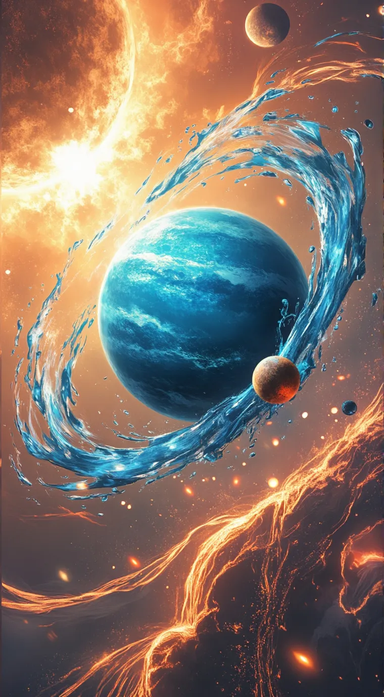 ai character: Uranus x Neptune  background