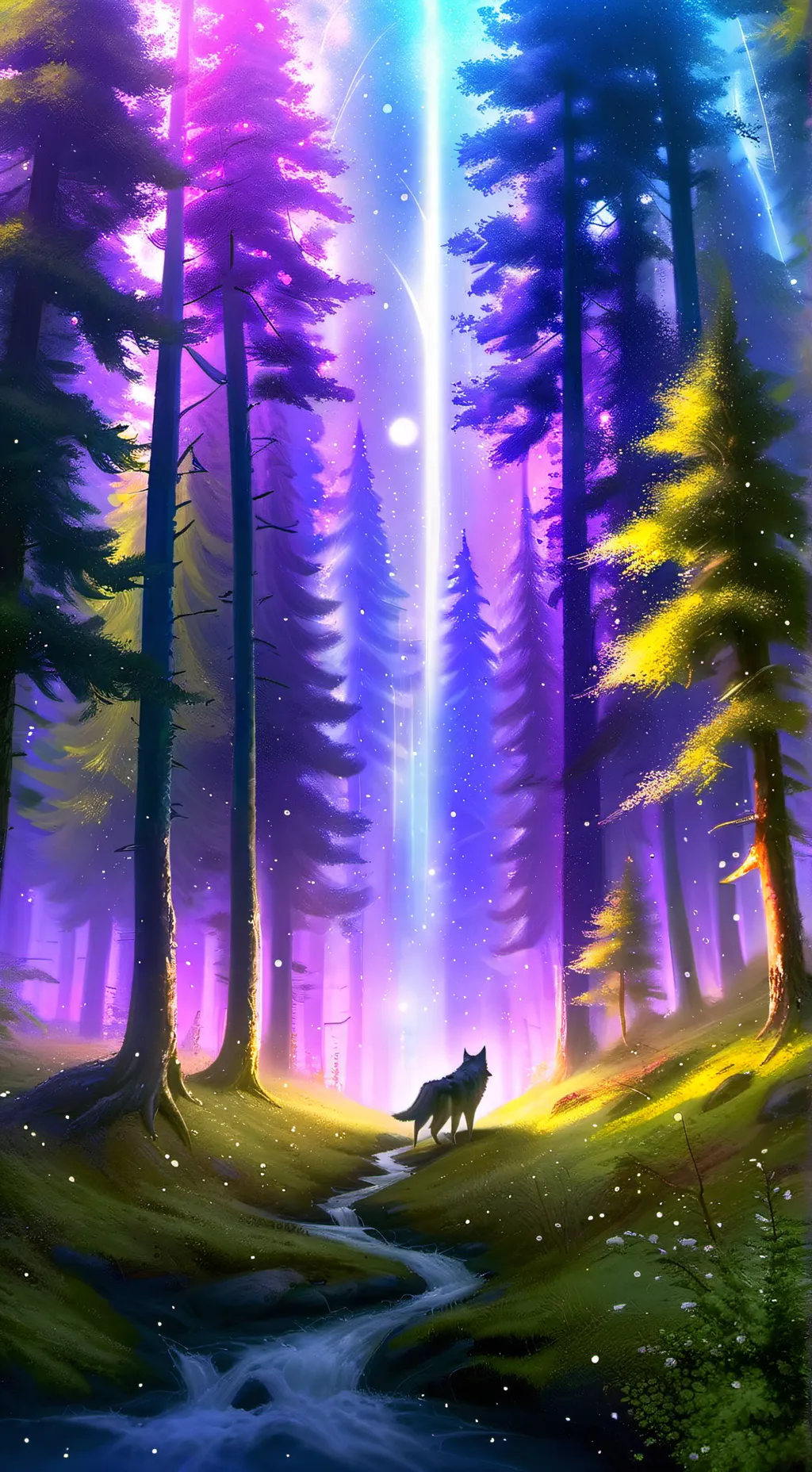 ai character: Seek became a wolf background