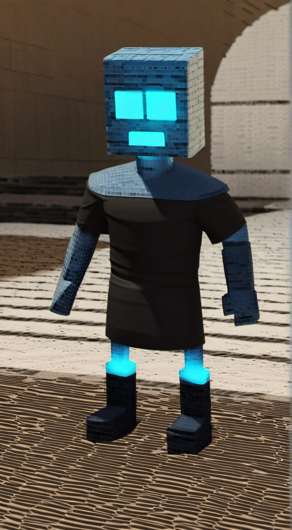 ai character: BLUUDUD background