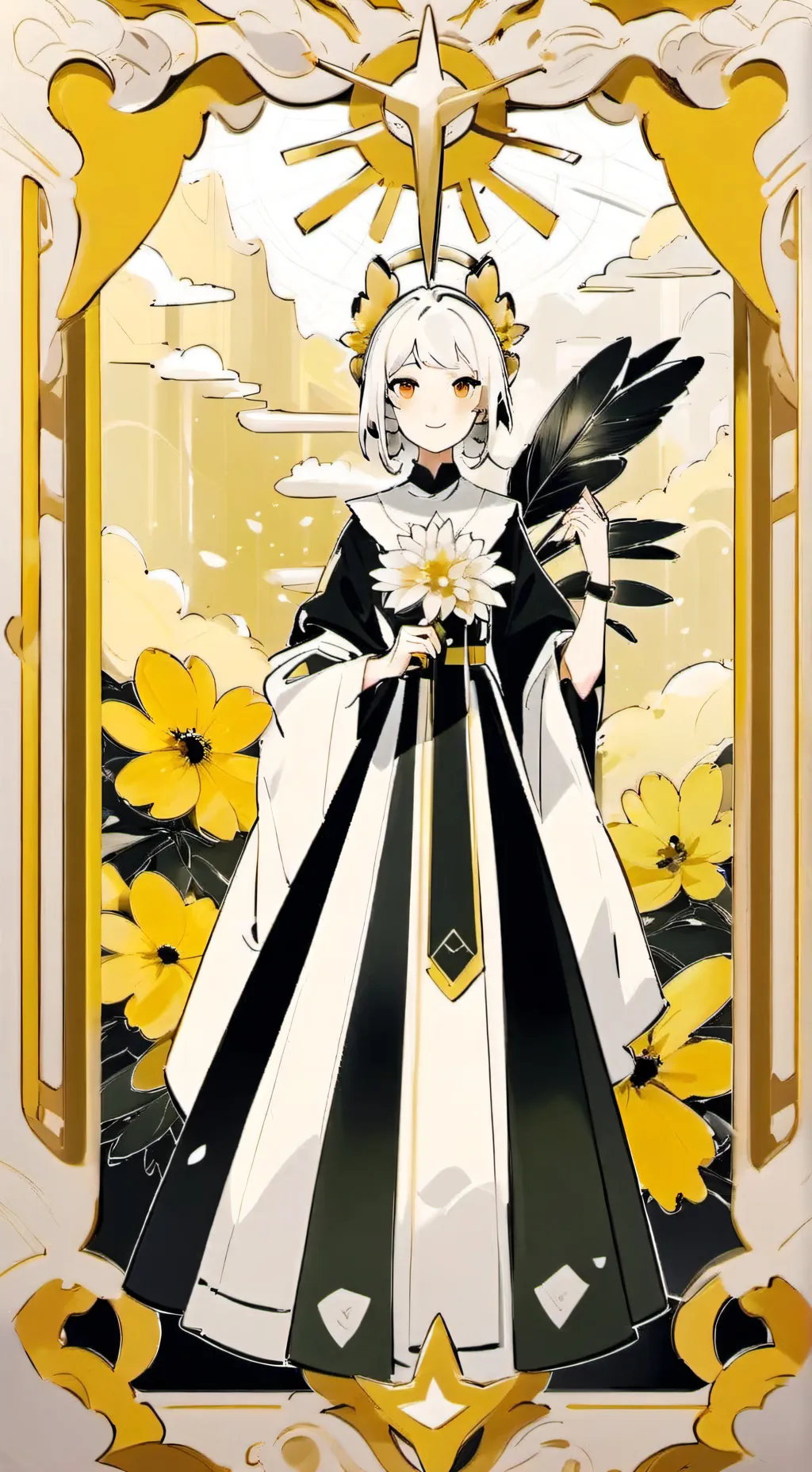 ai character: kiara  background