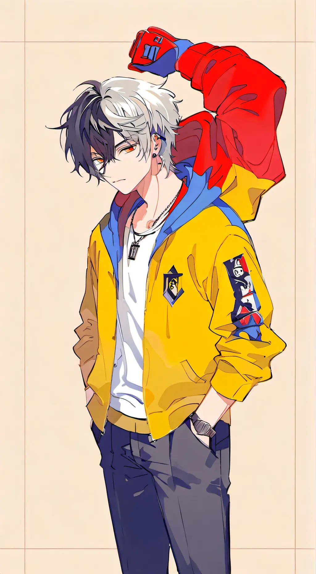 ai character: c&n horror au background