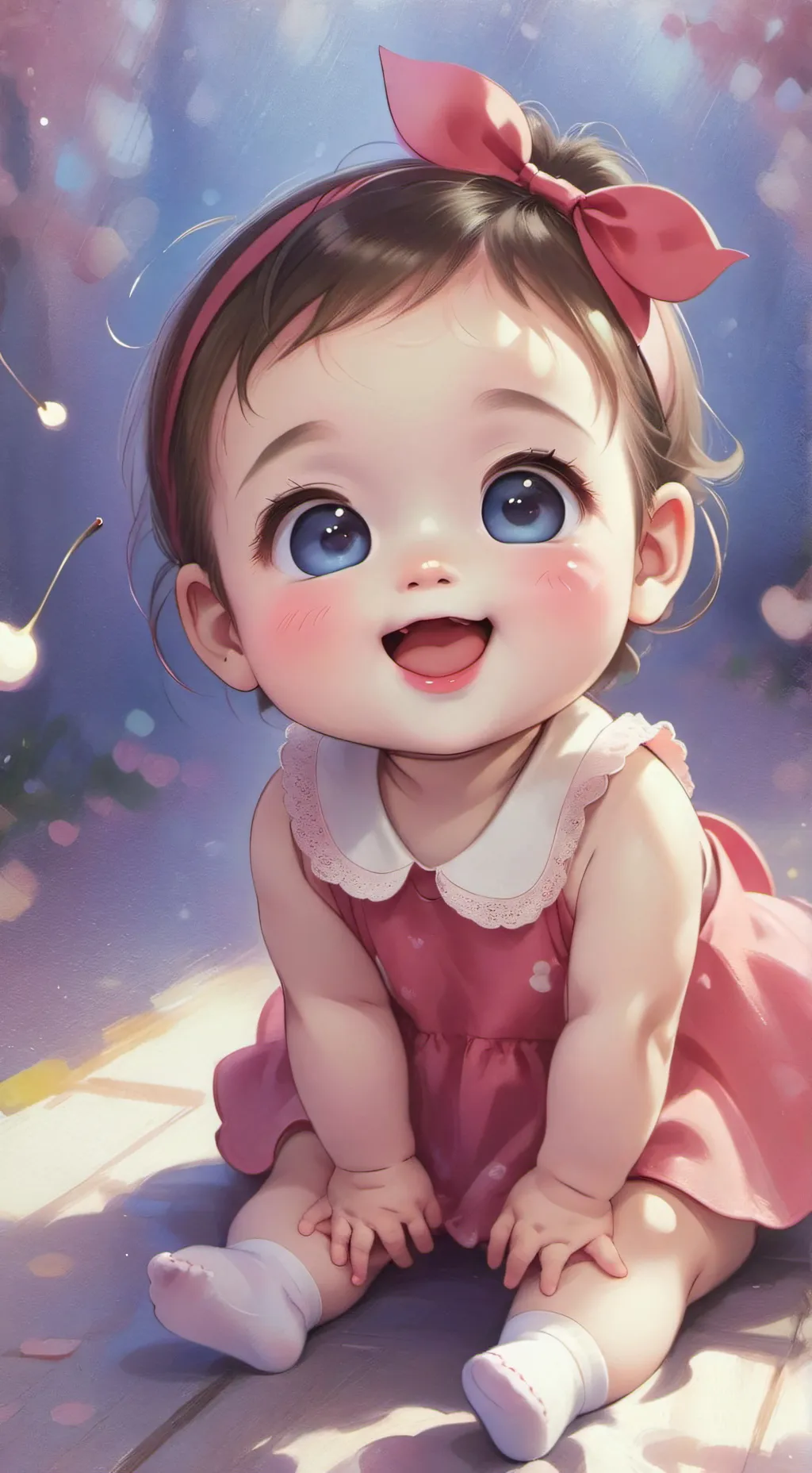 ai character: Аня🍼 background