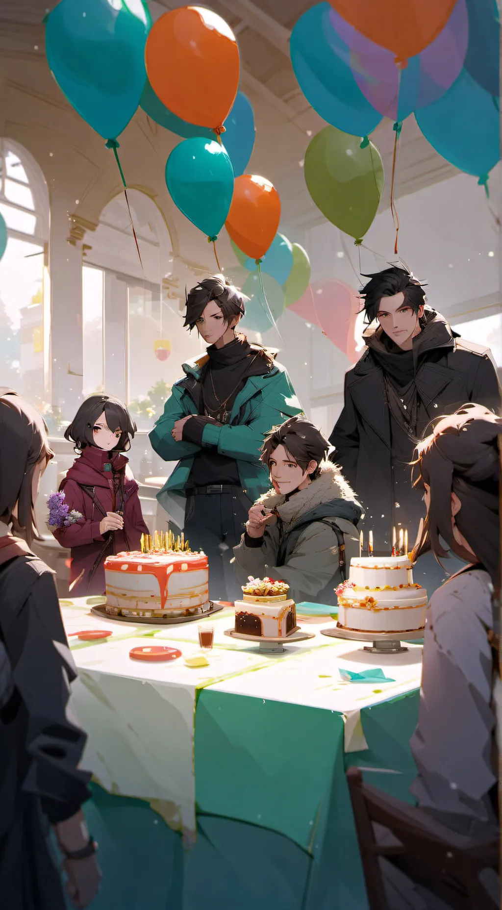 ai character: 200 connecters!!:) background