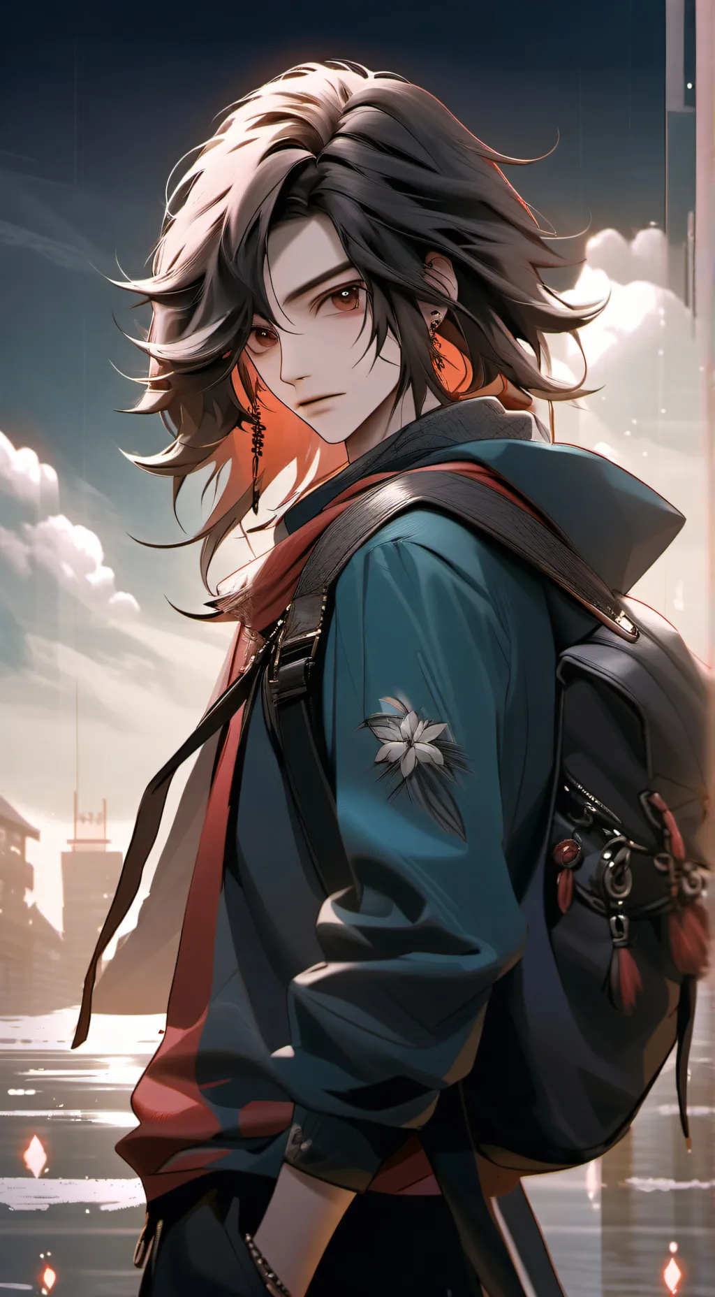 ai character: tu padrino 액자  background