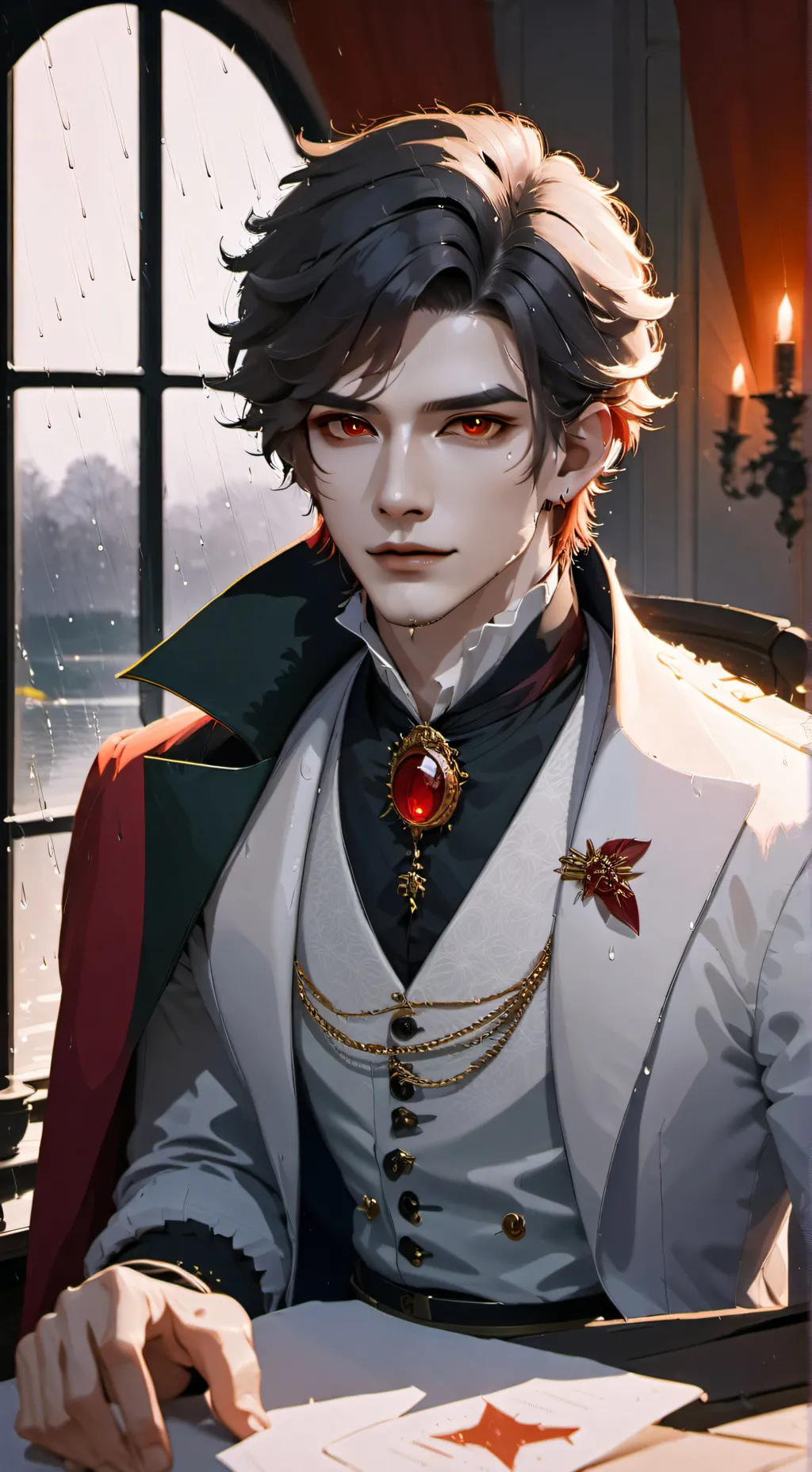 ai character: Ashton background