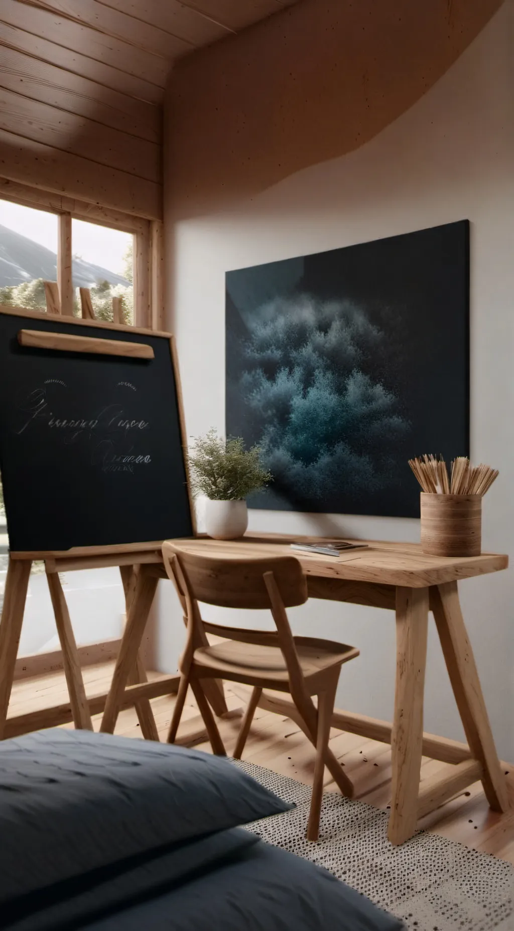 ai character: escuela nueva  background