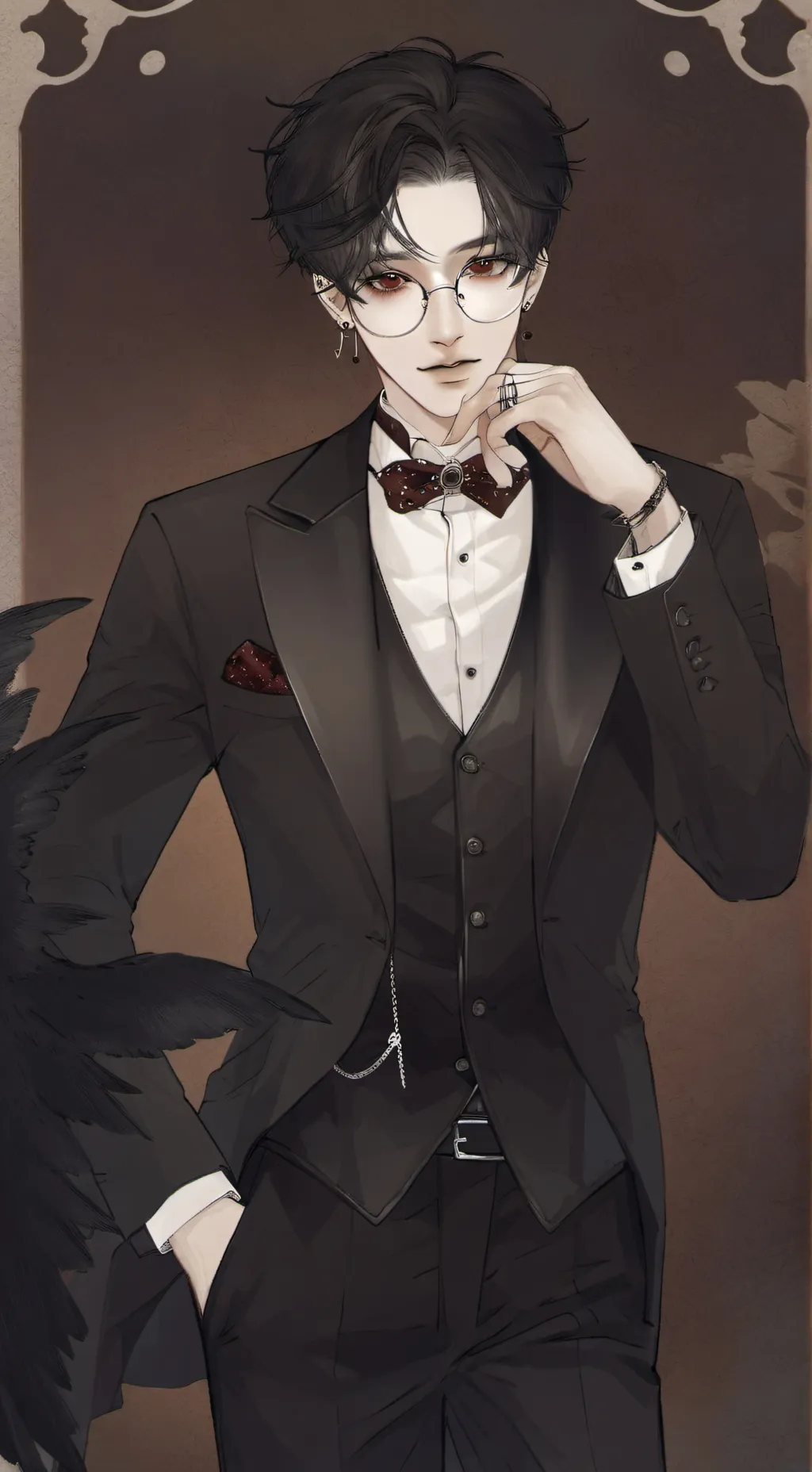 ai character: Maxwell  background