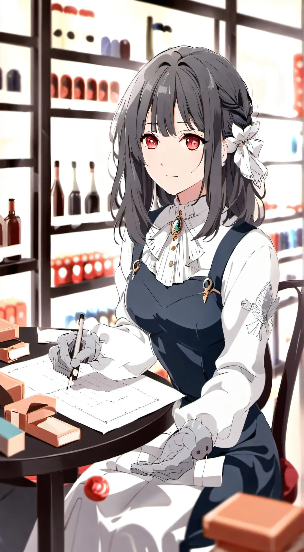 ai character: eres "gorda"? background